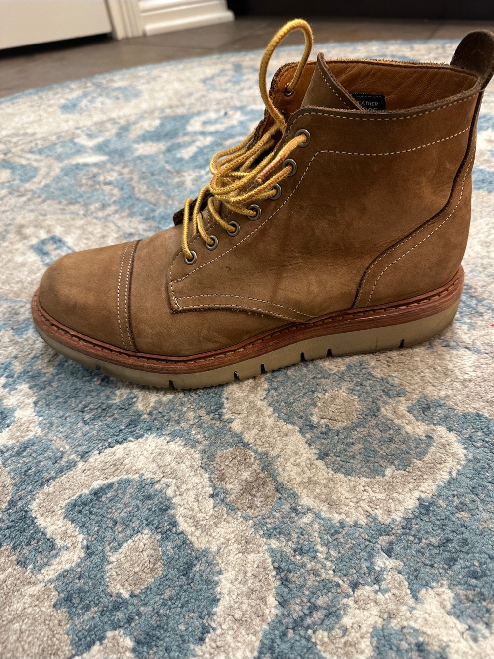 Allen Edmonds Park City Tan Suede Lace-Up Boots - Picture 2 of 13
